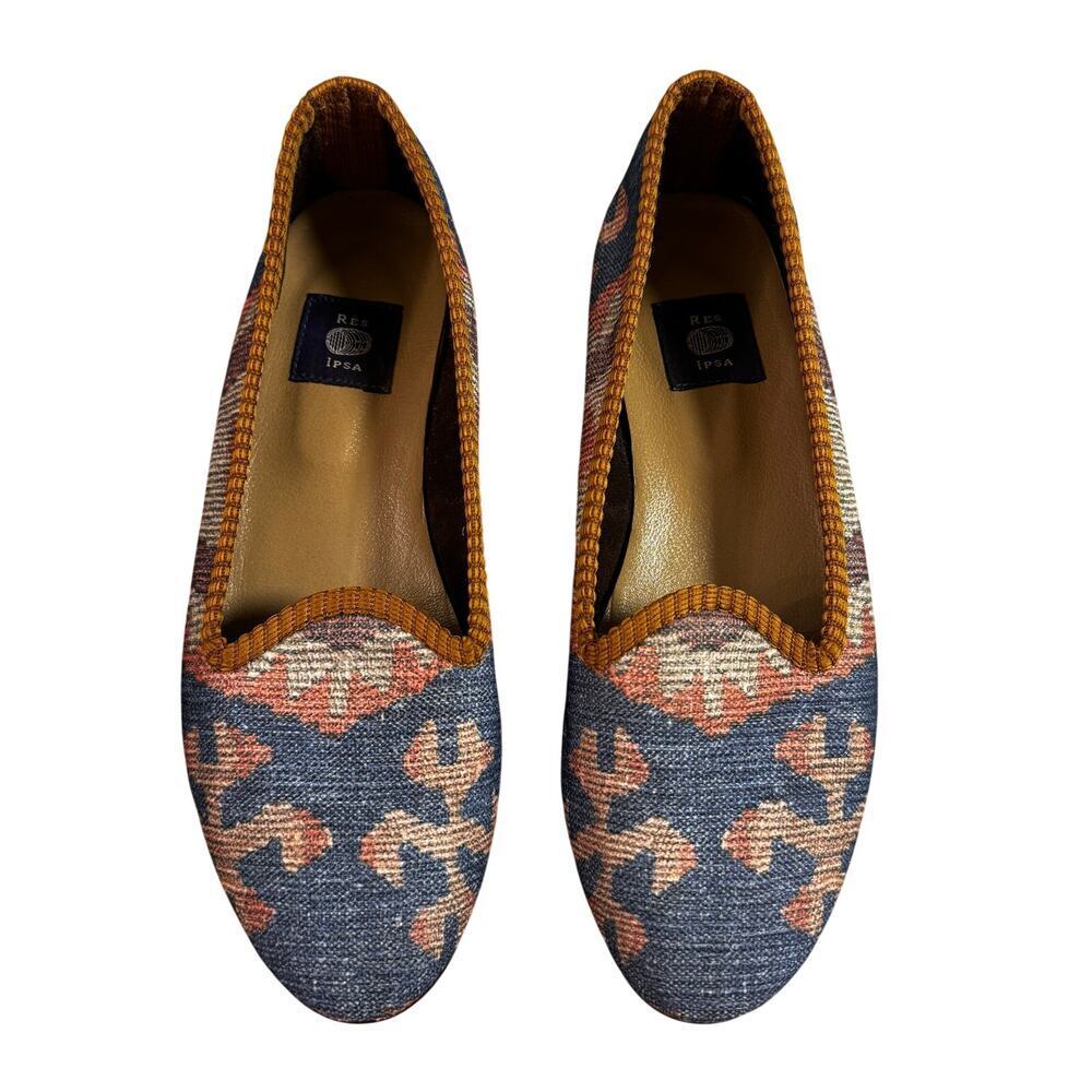 Res Ipsa Women's Kilim Slip On Loafer Size 9 Made in Turkey